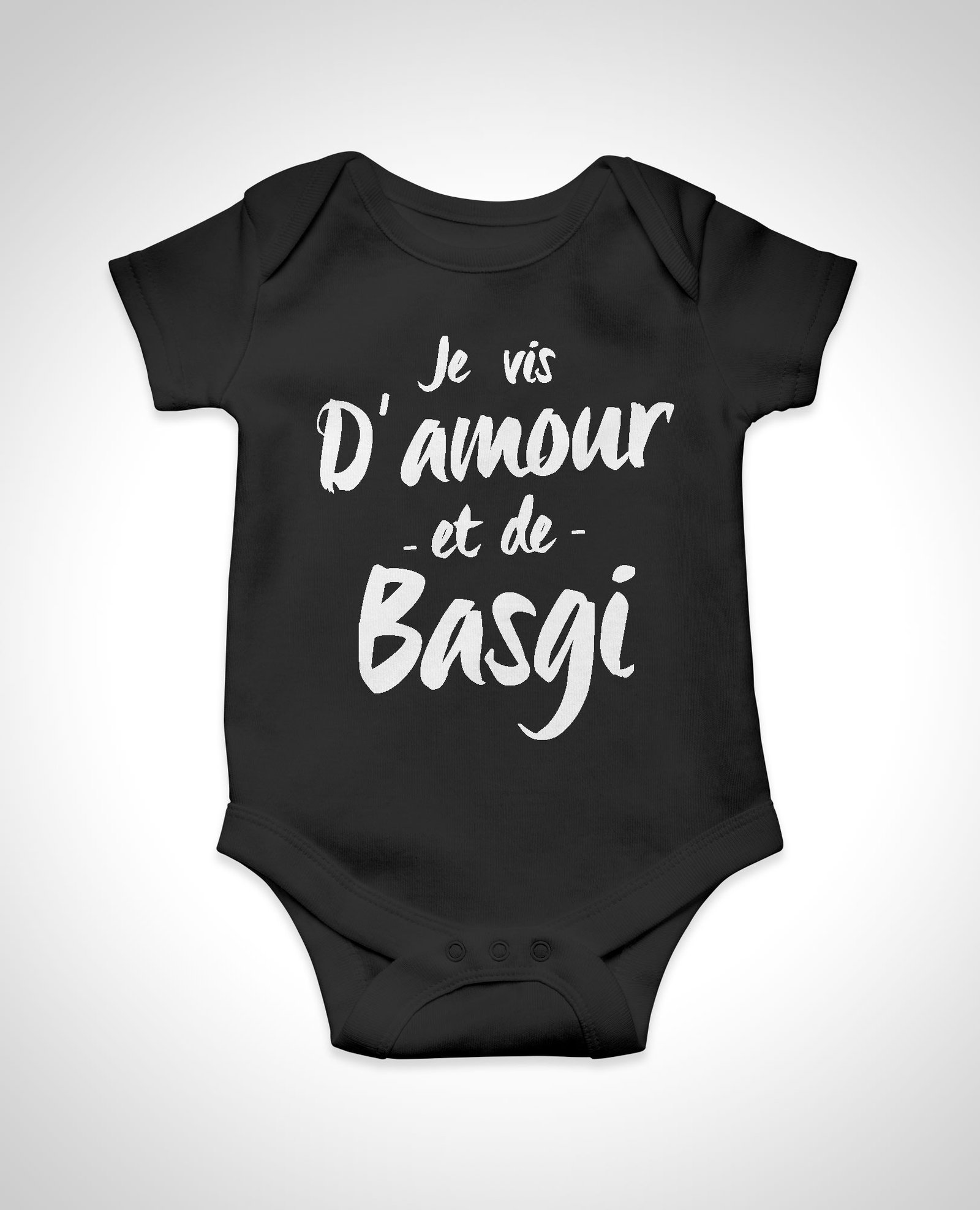 Body Bébé - Je vis d'Amour et de Basgi – Và Bè - Le tricot Corse